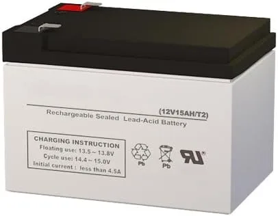 EVH12150 Batería de repuesto SLA de 12 voltios y 15 AmpH con terminal F2