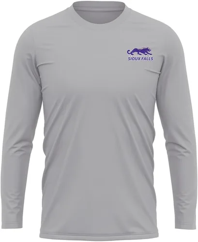 Miniatura 382 de Camisa deportiva de manga larga oficial de la NCAA Collegiate para hombre, con logotipo en el pecho izquierdo, colección Athletic Heather