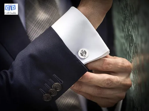Miniatura 6 de Rizadas Gunmetal tono Gemelos por Cuff-Daddy