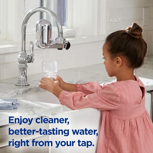 Miniatura 12 de PUR PLUS - Sistema de filtración de agua para montaje en grifo vertical, filtro reductor de plomo, agua de gran sabor, fácil de instalar, dura 100