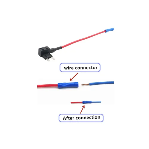 Miniatura 5 de Kit surtido de fusibles tipo mini cuchilla para automóvil, camión, 81 piezas + 3 piezas de adaptador de grifo de mini fusible de calibre 16