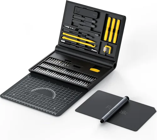 Kit de destornilladores eléctricos Fanttik, juego de destornilladores de precisión, 64 puntas magnéticas, 12 tipos de herramientas fijas, 0.05/0.2