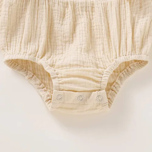 Miniatura 8 de Ropa de bebé recién nacida overol de manga con volantes trajes lindos para niñas