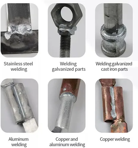 Miniatura 4 de Alambre de soldadura universal de metal de 1.6 mma, alambre de soldadura de núcleo de fundente, solución de fusión fácil de baja temperatura