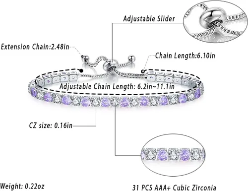 Miniatura 5 de PopTopping Pulsera de tenis