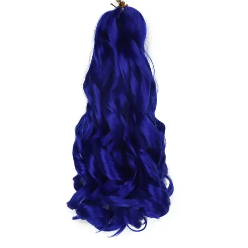 Miniatura 79 de Cabello rizado francés para trenzar de 12 pulgadas, 8 paquetes de cabello rizado preestirado para trenzas de caja, rizos franceses, trenzas