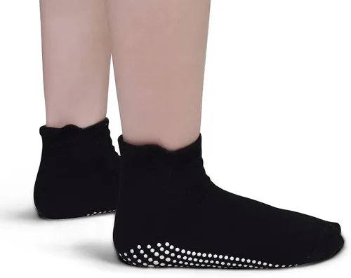 Miniatura 7 de Tphon Calcetines antideslizantes para niños pequeños, 12 pares de calcetines de agarre para niños y niñas, calcetines de tobillo antideslizantes