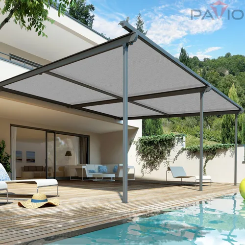 Miniatura 6 de Patio Rollo de Tela para Sombra Solar de 8' x 24' Tela de Sombra de 6/8/12 PIES para Patio, Vela de Malla para Exteriores Toldos de Sombra Solar