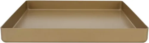 Miniatura 7 de Bandeja para horno de horno de 11 x 11 x 1.2 pulgadas, bandeja cuadrada antiadherente, revestimiento antiadherente, utensilios para hornear