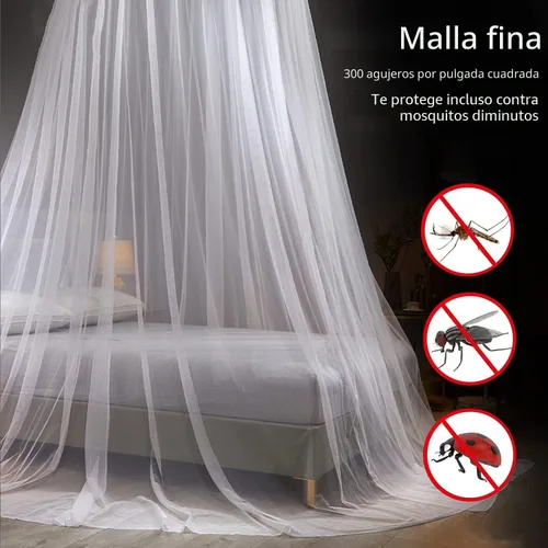 Miniatura 3 de Mosquitera con Dosel para Cama de Niñas, Cortinas de Cama King con Dosel Tamaño Full Queen desde el Techo, Mosquitera de Cúpula Tienda de Cama Twin