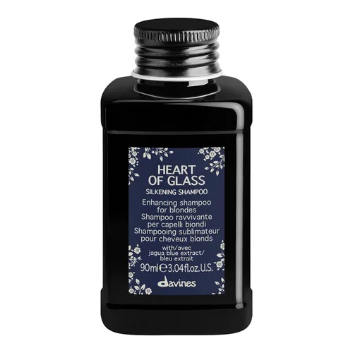 Miniatura 13 de Davines Heart of Glass Silkening Shampoo, Enhancing Blue Shampoo for Blonde & Silver Hair - Gentle Cleanser with Jagua Blue Extract Balances Tones