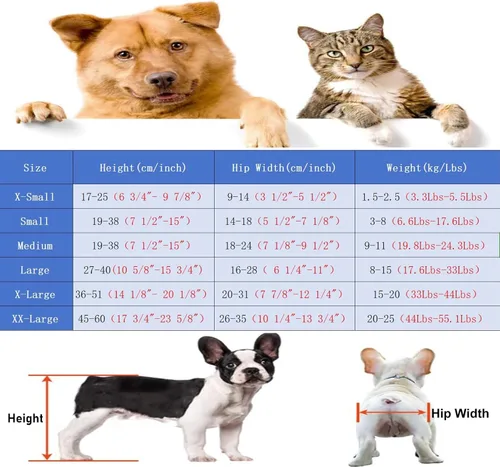 Miniatura 5 de Dog Wheelchair Red Pet Wheelchair for Back Legs, Light Weight Cat/Dog Cart with Wheels, Small/Medium/Large Doggy Mobility Assistant for Hind