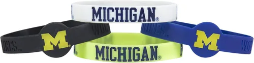 Miniatura 3 de aminco NCAA unisex-adult Silicone Bracelet (4-Pack)