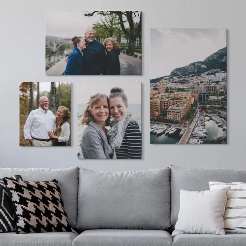 Miniatura 6 de Lona Premium gruesa para envolver – tu foto personalizable, none, 12" x 12" Sin marco