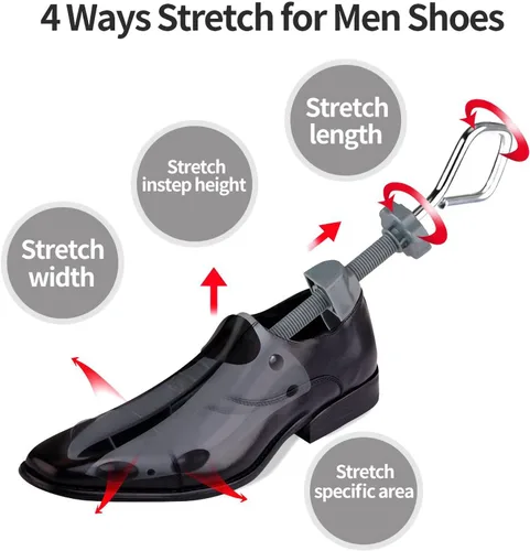 Miniatura 3 de Ensanchador de zapatos para mujeres y hombres, pies anchos, ajustable en 4 direcciones, ampliador de zapatos