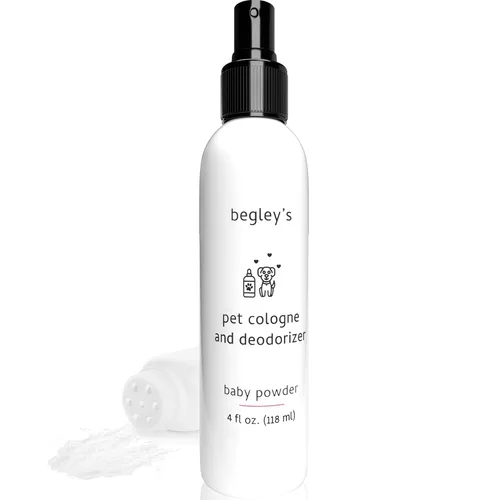 Begley's Colonia y desodorante para mascotas, aceite esencial de alta calidad, perfume para perros, de larga duración y eliminador de olores de