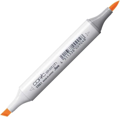 Miniatura 4 de Copic Marcadores YR61-Boceto, actualización de pin de piel amarillenta a naranja primavera Yr61 Primavera Naranja