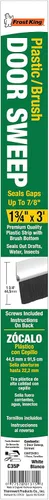 Miniatura 2 de Frost King C35PH - Cepillo de plástico para puerta, 1-3/4 pulgadas x 36 pulgadas, color blanco