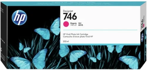 Miniatura 2 de HP 746 - Kit de cartuchos de tinta magenta de 10.1 fl oz, compatible con HP DesignJet, tecnología de tinta fotográfica con pigmentos ultra puros