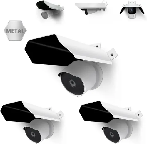 Miniatura 11 de Cubierta Universal para Cámara de Seguridad - Protector Solar y de Lluvia, Techo Protector Impermeable para Cámaras Domo y Bala de Exterior
