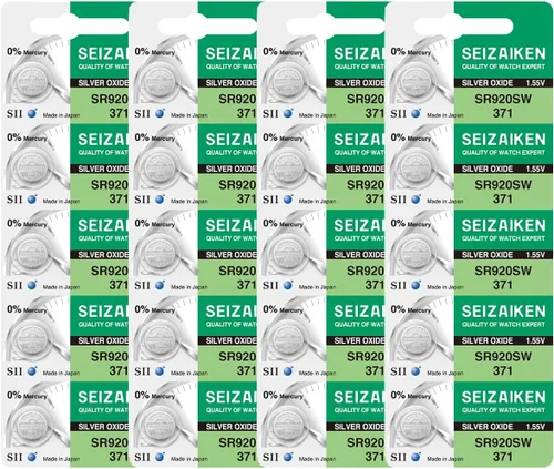 Miniatura 36 de 321 SR616SW - 10 pilas para reloj de óxido de plata sin mercurio, 1,55 V, fabricadas en Japón por Seiko