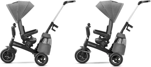 Miniatura 4 de Kinderkraft EASYTWIST Triciclo para niños pequeños, triciclo 5 en 1, asiento giratorio de 360°, material impermeable con filtro UPF50+, mango