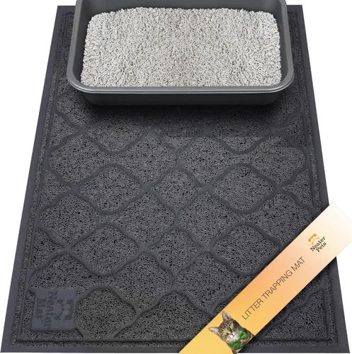 Miniatura 14 de Neater Pets Neater Mat Tapete de arena para gatos, grueso y duradero para caja de arena, almohadilla de trampero atrapa el desorden para proteger