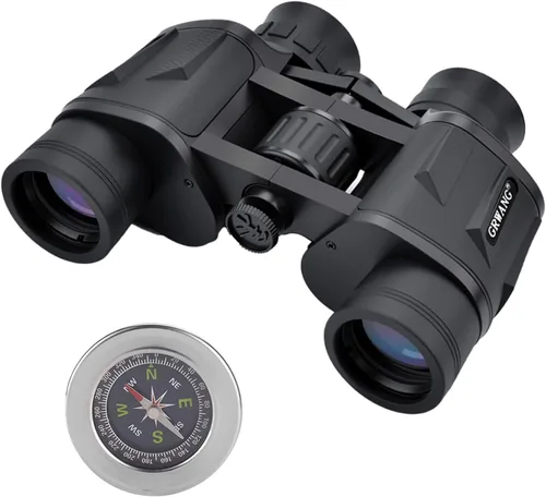 Prismáticos HD de 10 x 40 para adultos y niños, diseño de prisma de porro, color negro | ShockProof,Waterproof,BAK4 FMC Lens,Bright Wide View,Bird