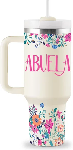 ROSTANTEN Regalos de Abuela – Regalos de cumpleaños de Abuela en español de parte de nietos – Regalos para Abuela – Regalo para el Día de la Madre –