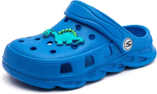 Miniatura 2 de WOUEOI Zapatos de jardín para niños y niñas, sandalias de dibujos animados, zuecos, pantuflas de playa para niños
