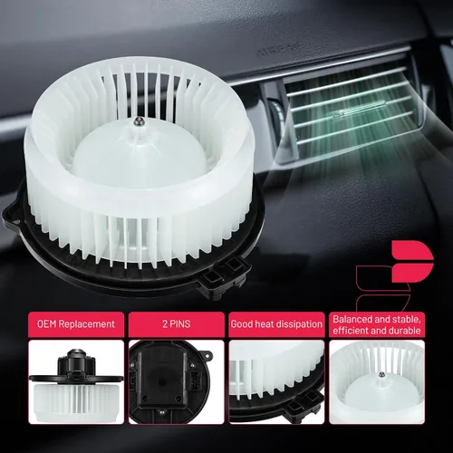 Miniatura 3 de BDFHYK Ventilador de motor de calentador de CA 700333 compatible con Acura Integra, compatible con Honda Civic CR-V HR-V Odyssey, Crosstrek Impreza