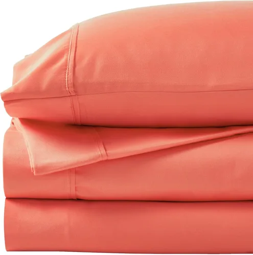 Miniatura 2 de Superior 1200 Thread Count Cotton Blend Sheet Set, Deep Pocket Sheets, 1 Elastic Deep Pocket Fitted Sheet, 1 Flat Sheet, 2 Pillowcases, Cotton Rich