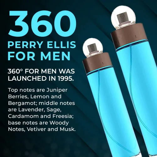 Miniatura 6 de Perry Ellis 360 For Men Eau De Toilette Spray 6.7 onzas, transparente