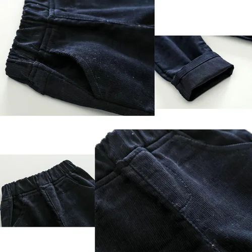 Miniatura 4 de Kimocat Conjunto de 2 piezas de ropa de manga larga a cuadros y pantalones