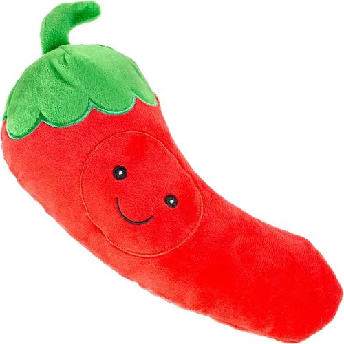 Miniatura 7 de Giftable World - Juguete de peluche para mascotas de 12.7 por 17.8 cm en forma de huevo tostado con chirriador Tostada de huevo de 5x7