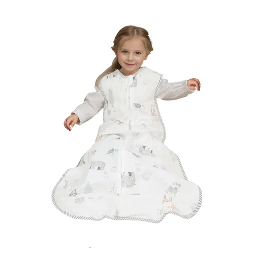 Miniatura 2 de Saco de dormir para niños pequeños (2-3T) ligero de algodón de 0.5 tog para verano, manta de verano para bebé, saco de dormir para bebé, delgado