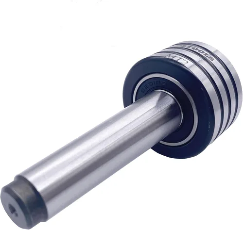 Miniatura 4 de DLTOOLS MT2 Heavy Duty Live Bearing Tailstock Metal Herramienta de torno de madera