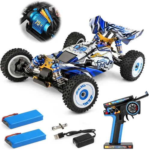 CKYSCHN WLtoys 124017(V2) Coche RC Rápido, 1/12 Coches RC Sin Escobillas, Coches RC Hobby Todoterreno 4x4 a 75km/h para Adultos, Coche RC de Control