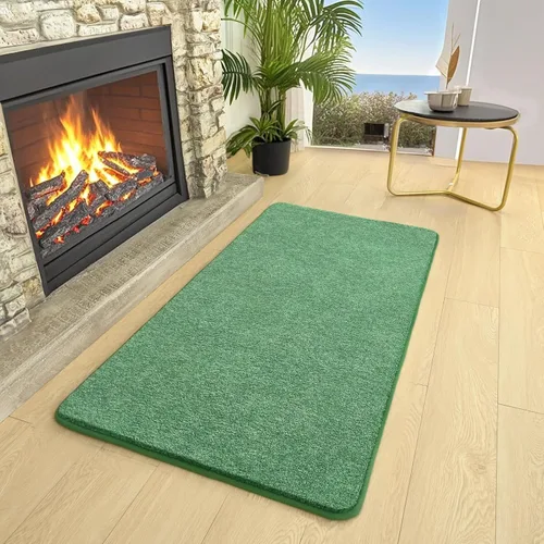 Miniatura 2 de AROGAN Alfombras pequeñas lavables para dormitorio, alfombra de pasillo de 2 x 4 con espuma viscoelástica para pasillo, alfombra antideslizante