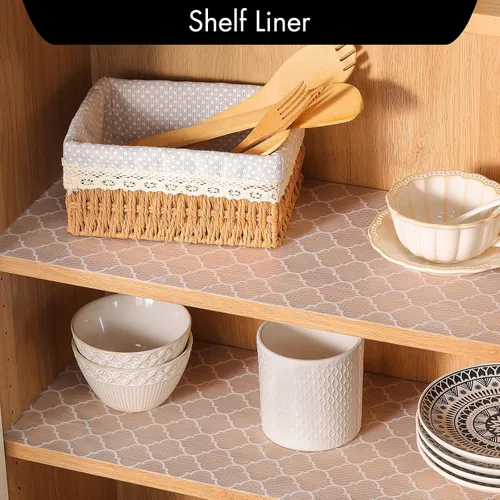 Miniatura 4 de Cooyes Revestimiento de Estante para Gabinetes de Cocina – Forro de Cajón Impermeable No Adhesivo – Material EVA Duradero Papel de Estante Fácil
