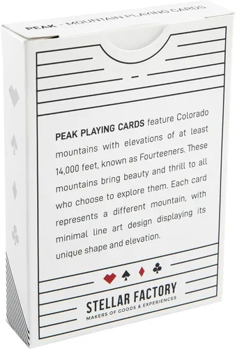 Miniatura 9 de Stellar Factory Peak: Cartas de jugar de la Montaña