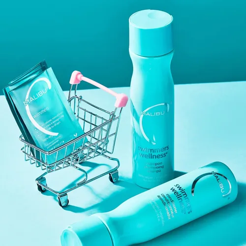 Miniatura 8 de Malibu C Swimmers Wellness Hair Remedio (3 paquetes) - Previene y protege la decoloración del cabello del cloro y los elementos de la piscina