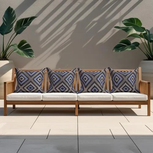 Miniatura 2 de Decozen Fundas de almohada decorativas, fundas de cojín para sofá, fundas de cojín bordadas para decoración de habitación, sofá, dormitorio, sala