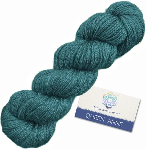 Miniatura 19 de Living Dreams Queen Anne LACE - Ovillo de lana 100% suave y lujosamente suave, color azul