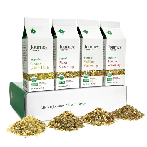 Miniatura 13 de Journey Spice Co. - Mezcla orgánica de cítricos griegos y hierbas mediterráneas Juego de condimentos griegos orgánicos gourmet de Journey Spice