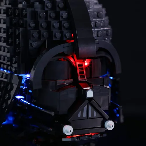 Miniatura 5 de LIGHTAILING Juego de luces para casco Darth Vader modelo de bloques de construcción - Kit de luces LED compatible con Lego 75304 - No incluye