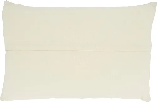 Miniatura 2 de SARO LIFESTYLE Maximus Collection - Funda de almohada de algodón tejida a rayas, 16 x 24 pulgadas, color azul