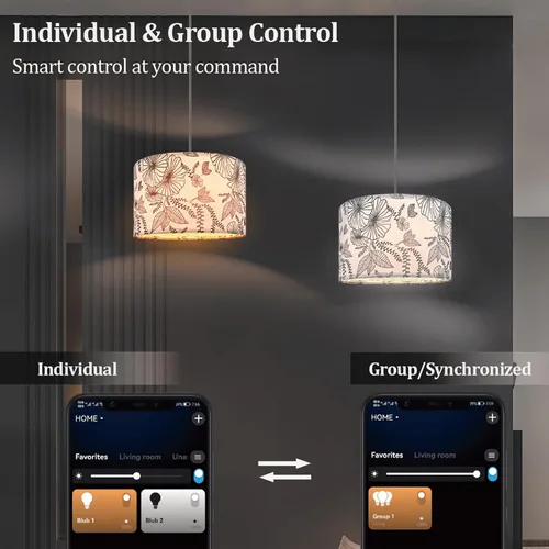 Miniatura 4 de Lámpara Colgante con Enchufe, Luz Colgante, Paquete de 2 con Control Remoto, 15 Pies de Luces Colgantes con Cable de Enchufe, Pantalla de Lámpara