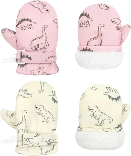 Miniatura 7 de QikQik Guantes de invierno impermeables para niños pequeños - Guantes de nieve para bebés