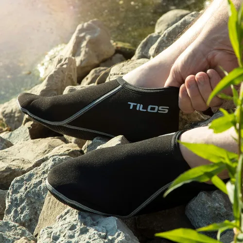 Miniatura 5 de Tilos 3mm Ankle Neoprene Socks - Hypoallergenic, Non-Slip, Durable Water Socks for Diving, Snorkeling, Water Aerobics & More